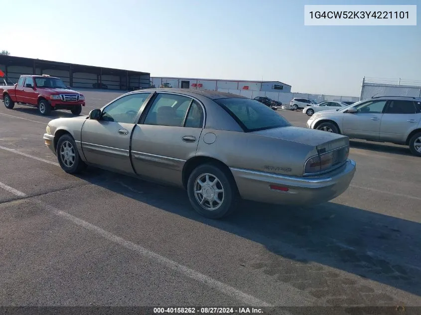 2000 Buick Park Avenue VIN: 1G4CW52K3Y4221101 Lot: 40158262