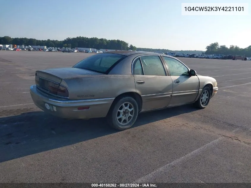 2000 Buick Park Avenue VIN: 1G4CW52K3Y4221101 Lot: 40158262