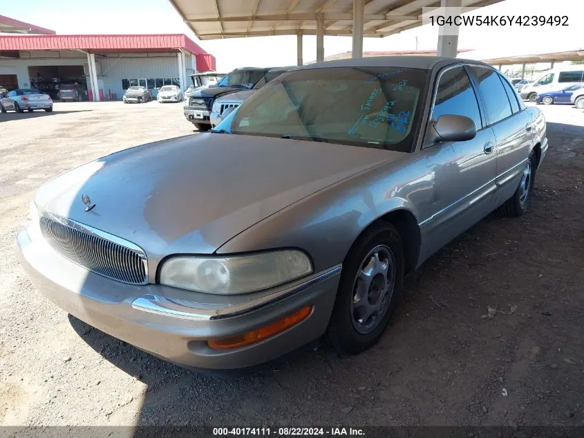 2000 Buick Park Avenue VIN: 1G4CW54K6Y4239492 Lot: 40174111