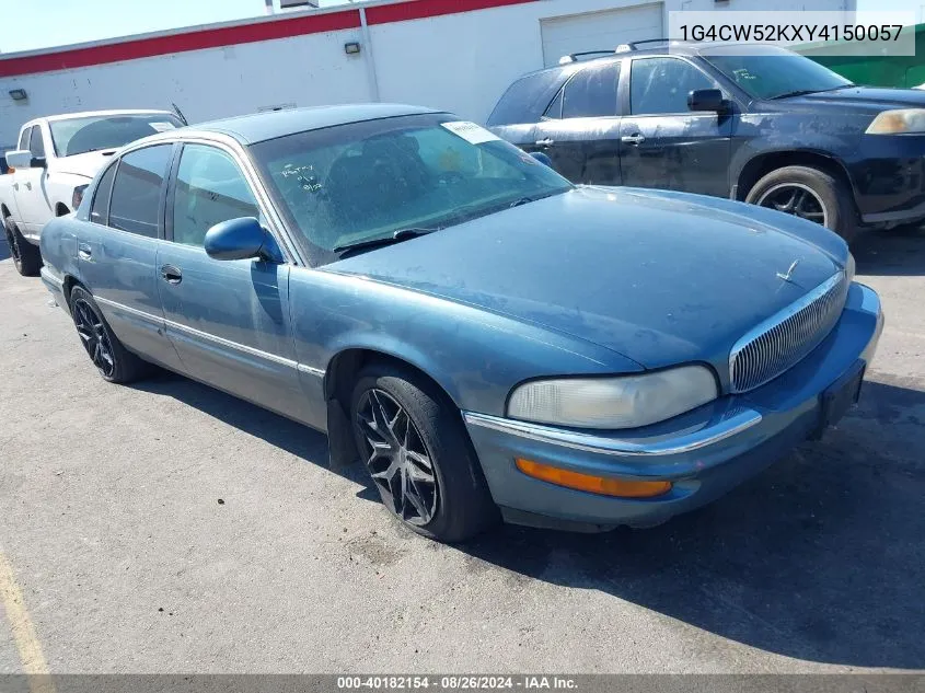 2000 Buick Park Avenue VIN: 1G4CW52KXY4150057 Lot: 40182154