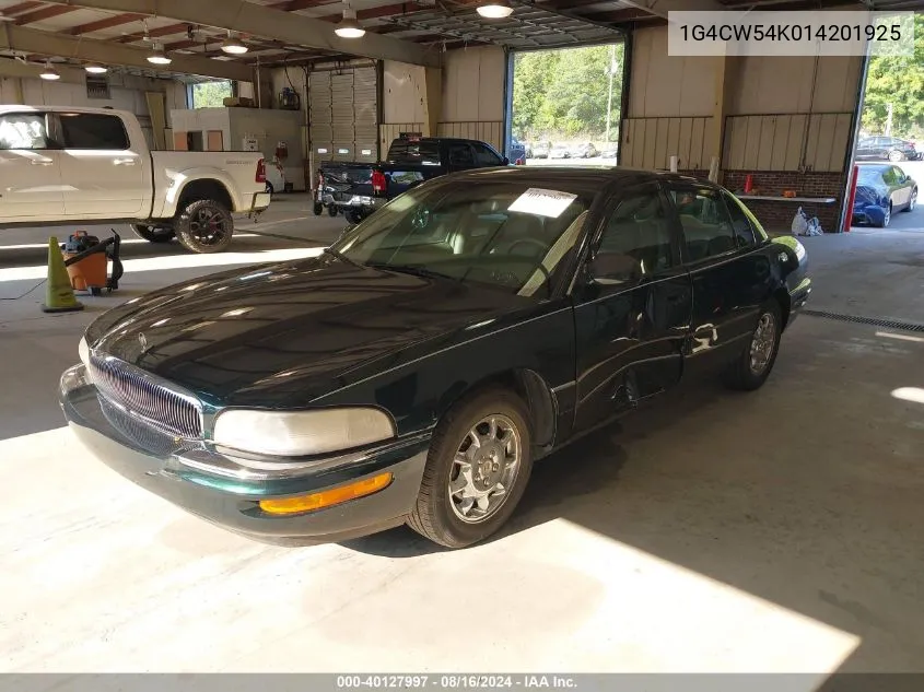 2001 Buick Park Avenue VIN: 1G4CW54K014201925 Lot: 40127997