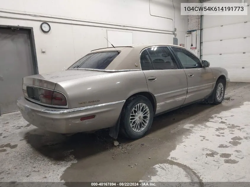 2001 Buick Park Avenue VIN: 1G4CW54K614191773 Lot: 40167894