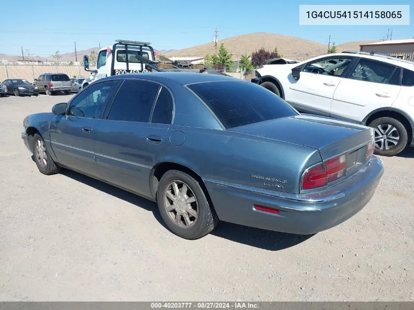 2001 Buick Park Avenue Ultra VIN: 1G4CU541514158065 Lot: 40203777