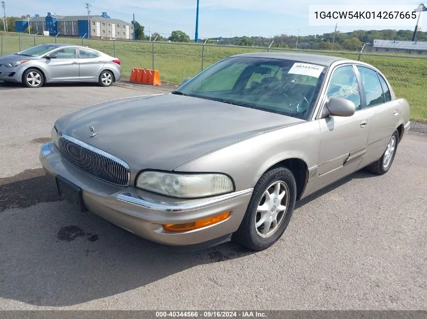 2001 Buick Park Avenue VIN: 1G4CW54K014267665 Lot: 40344566