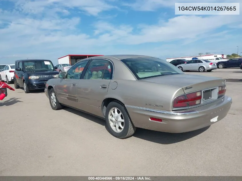 2001 Buick Park Avenue VIN: 1G4CW54K014267665 Lot: 40344566