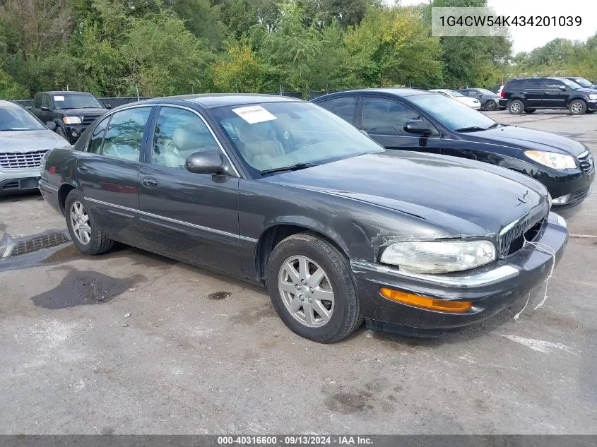 2003 Buick Park Avenue VIN: 1G4CW54K434201039 Lot: 40316600