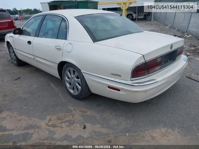 2004 Buick Park Avenue Ultra VIN: 1G4CU541544119304 Lot: 40216080