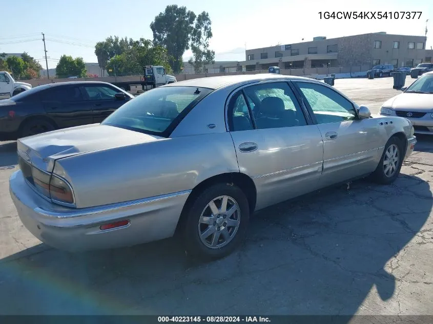 2005 Buick Park Avenue VIN: 1G4CW54KX54107377 Lot: 40223145