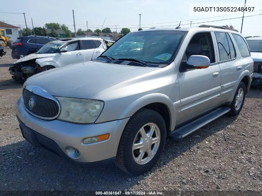 2005 Buick Rainier Cxl VIN: 5GADT13S052248497 Lot: 40361647