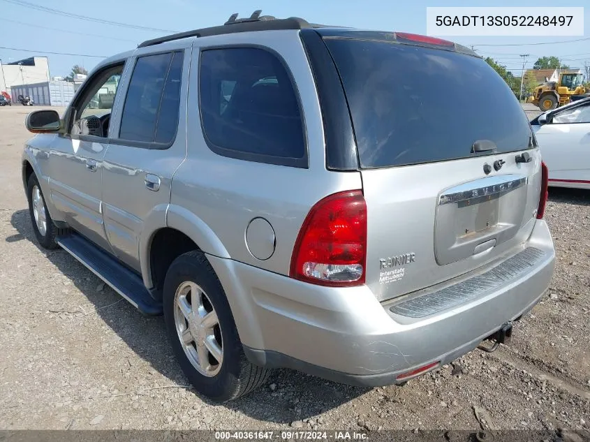 2005 Buick Rainier Cxl VIN: 5GADT13S052248497 Lot: 40361647