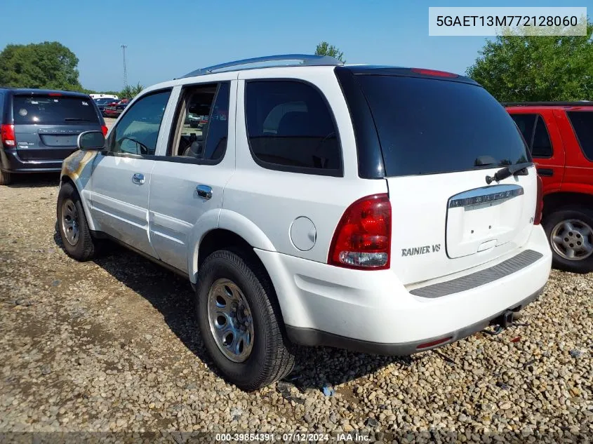 2007 Buick Rainier Cxl VIN: 5GAET13M772128060 Lot: 39854391