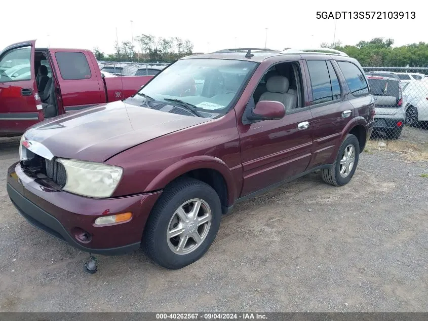 2007 Buick Rainier Cxl VIN: 5GADT13S572103913 Lot: 40262567