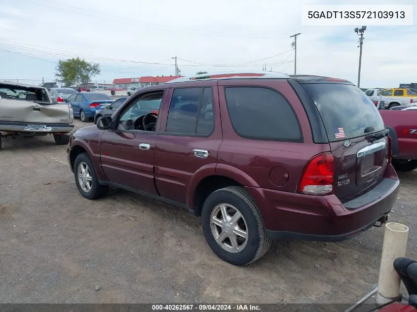 2007 Buick Rainier Cxl VIN: 5GADT13S572103913 Lot: 40262567