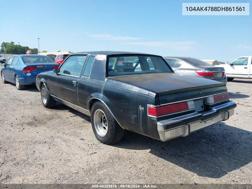 1983 Buick Regal T-Type VIN: 1G4AK4788DH861561 Lot: 40359976