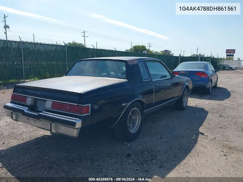 1983 Buick Regal T-Type VIN: 1G4AK4788DH861561 Lot: 40359976