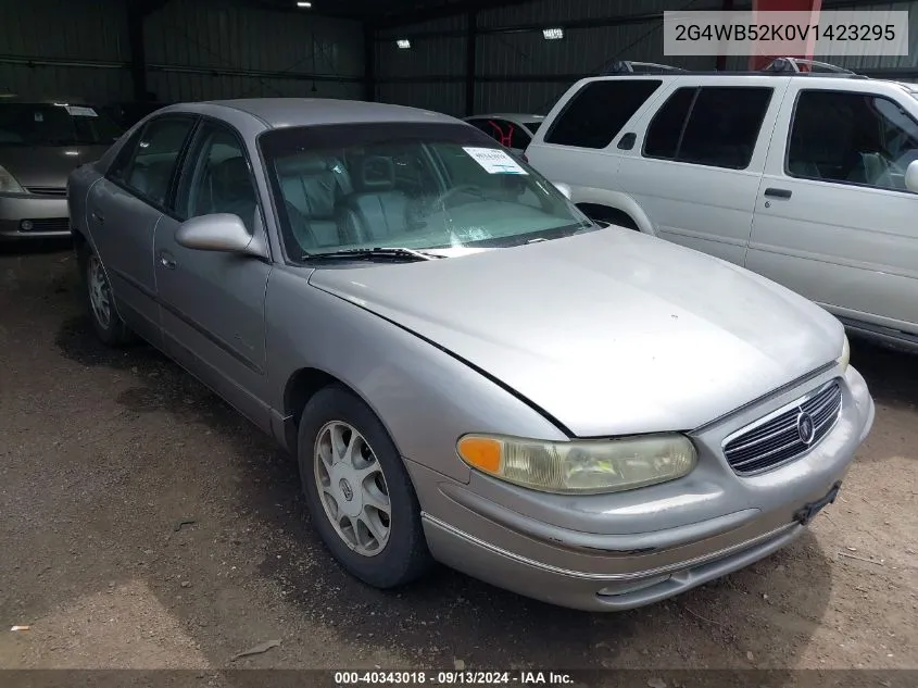 1997 Buick Regal Ls VIN: 2G4WB52K0V1423295 Lot: 40343018