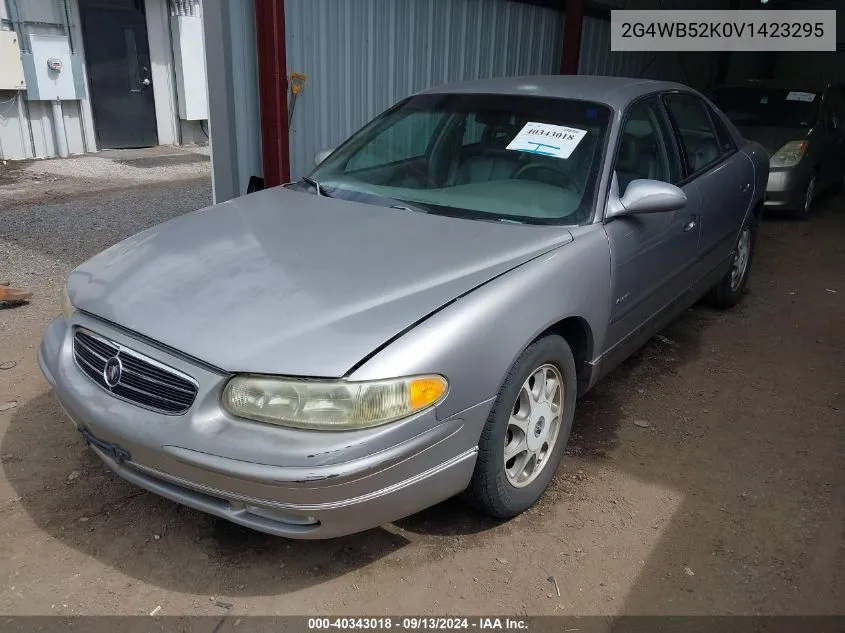 1997 Buick Regal Ls VIN: 2G4WB52K0V1423295 Lot: 40343018