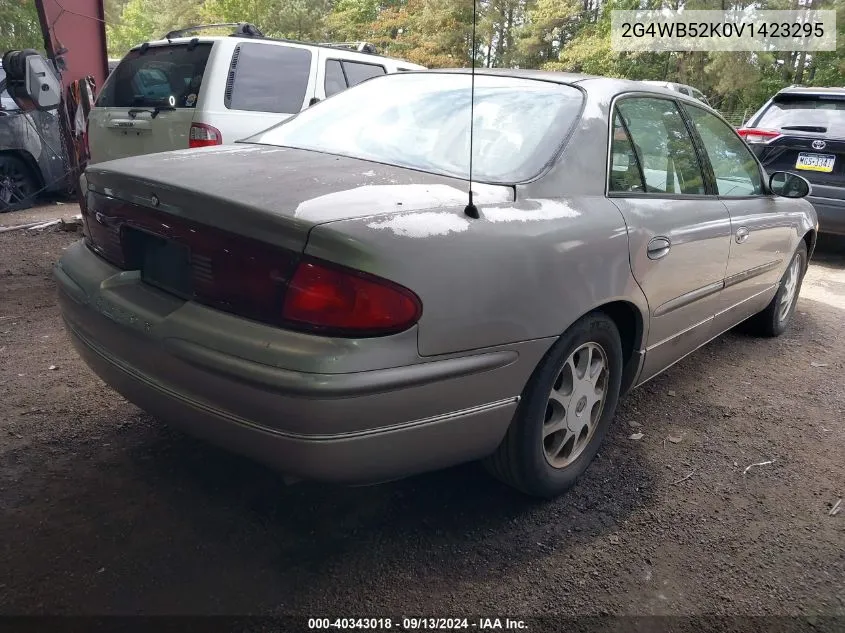 1997 Buick Regal Ls VIN: 2G4WB52K0V1423295 Lot: 40343018