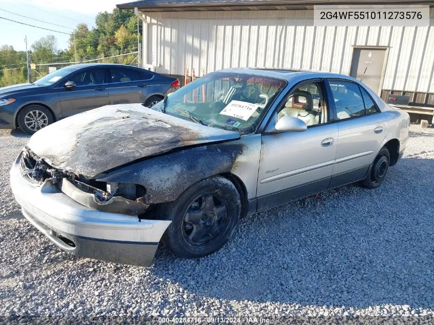 2001 Buick Regal Gs VIN: 2G4WF551011273576 Lot: 40284716