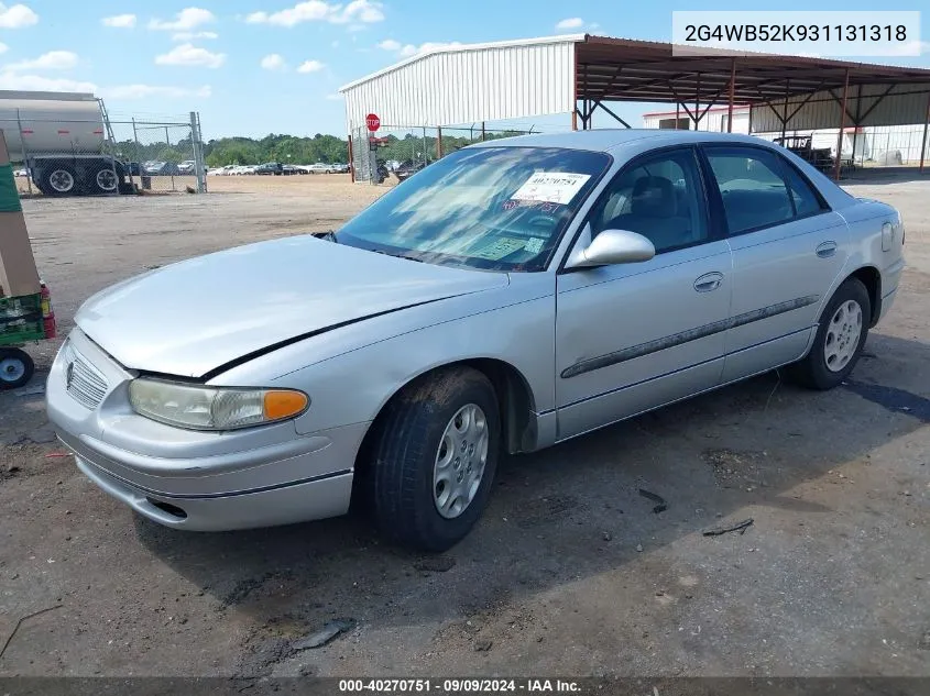 2G4WB52K931131318 2003 Buick Regal Ls