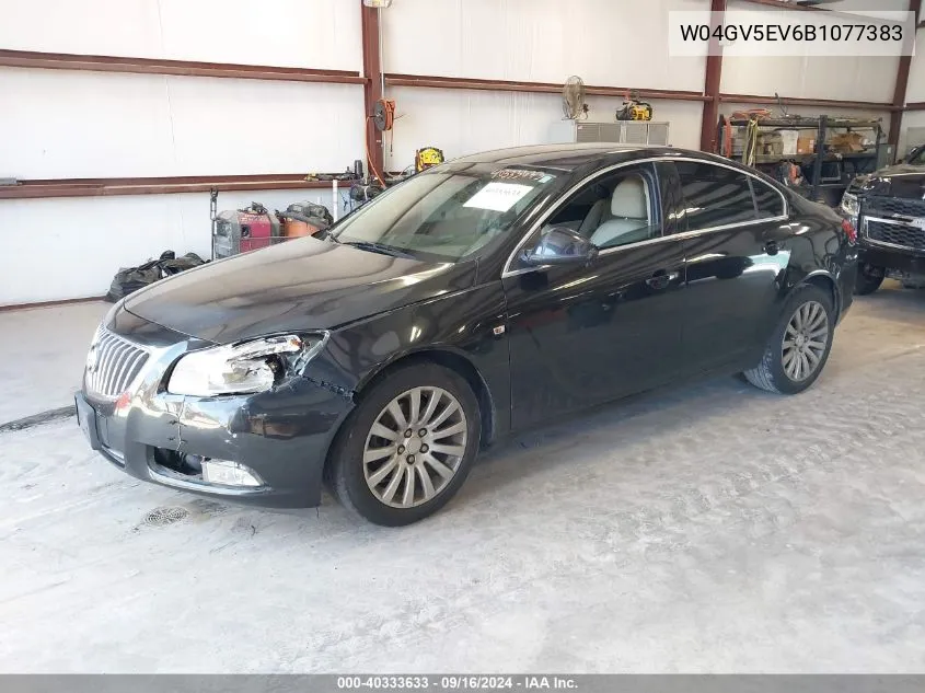 W04GV5EV6B1077383 2011 Buick Regal Cxl Turbo Russelsheim