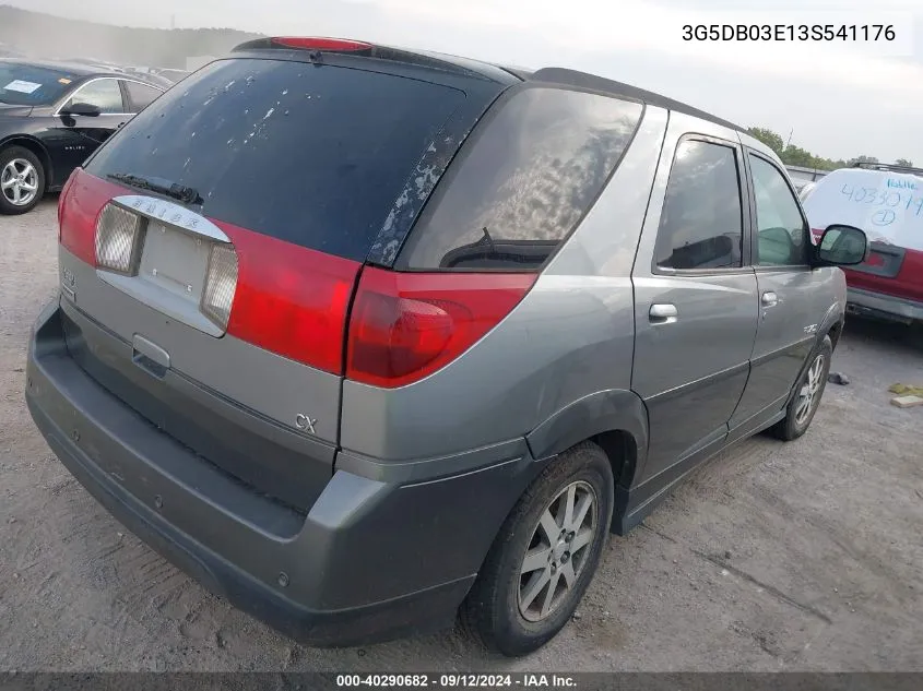 2003 Buick Rendezvous Cx VIN: 3G5DB03E13S541176 Lot: 40290682