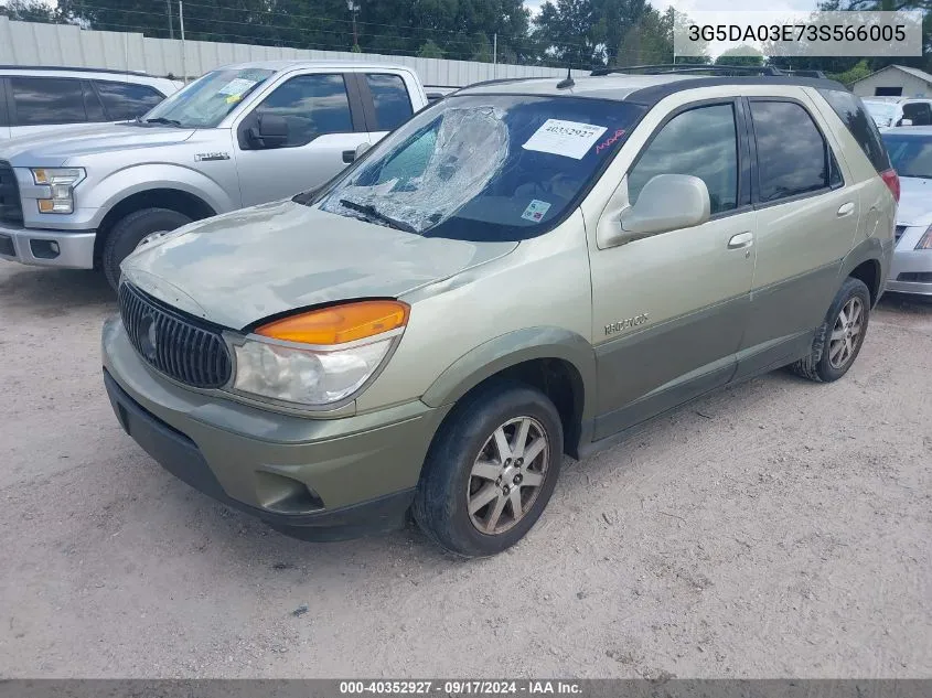 2003 Buick Rendezvous Cxl VIN: 3G5DA03E73S566005 Lot: 40352927