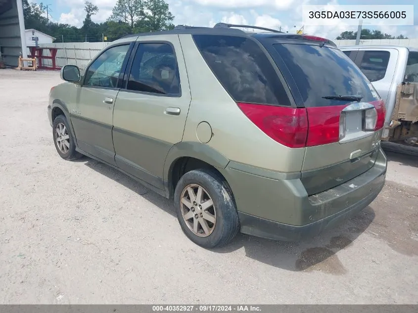 2003 Buick Rendezvous Cxl VIN: 3G5DA03E73S566005 Lot: 40352927