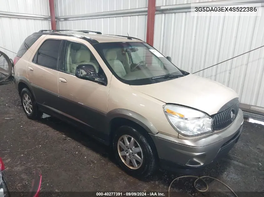 3G5DA03EX4S522386 2004 Buick Rendezvous Cx