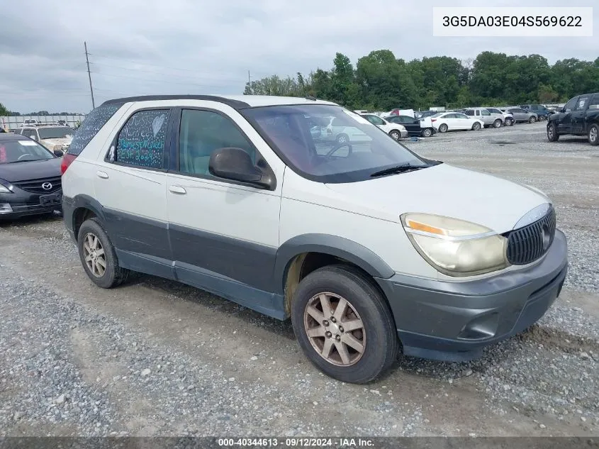 2004 Buick Rendezvous Cx VIN: 3G5DA03E04S569622 Lot: 40344613