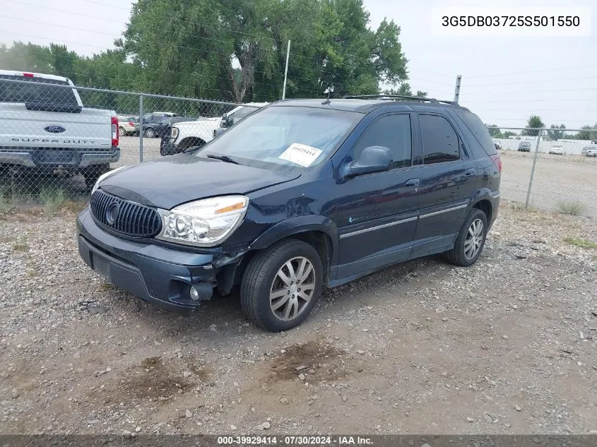 3G5DB03725S501550 2005 Buick Rendezvous Cx