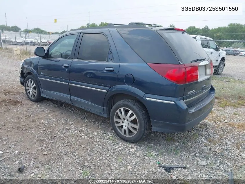 2005 Buick Rendezvous Cx VIN: 3G5DB03725S501550 Lot: 39929414