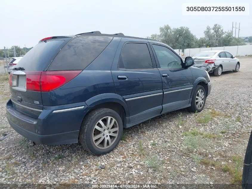 2005 Buick Rendezvous Cx VIN: 3G5DB03725S501550 Lot: 39929414