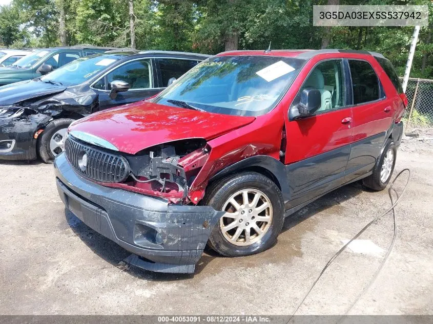 3G5DA03EX5S537942 2005 Buick Rendezvous Cx