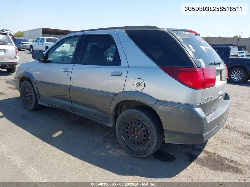 3G5DB03E25S518511 2005 Buick Rendezvous Cx