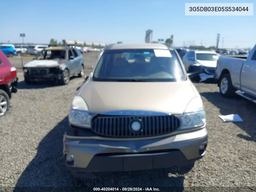 2005 Buick Rendezvous Cx VIN: 3G5DB03E05S534044 Lot: 40204014