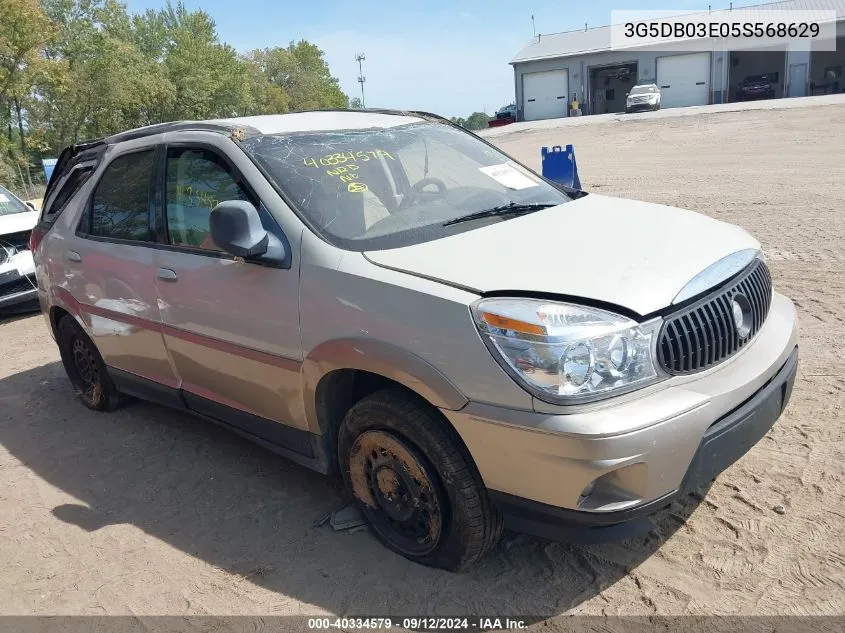 2005 Buick Rendezvous Cx/Cxl VIN: 3G5DB03E05S568629 Lot: 40334579