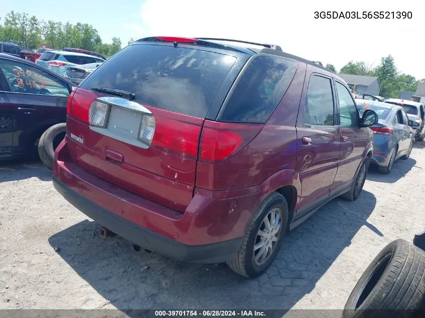 2006 Buick Rendezvous Cx VIN: 3G5DA03L56S521390 Lot: 39701754