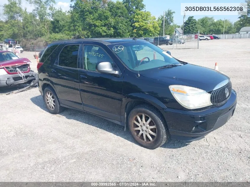 2006 Buick Rendezvous Cx VIN: 3G5DB03L56S562308 Lot: 39992565