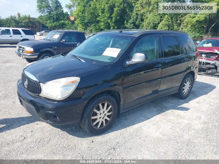 2006 Buick Rendezvous Cx VIN: 3G5DB03L56S562308 Lot: 39992565