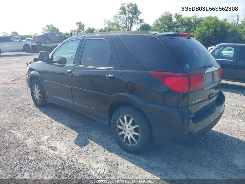 2006 Buick Rendezvous Cx VIN: 3G5DB03L56S562308 Lot: 39992565