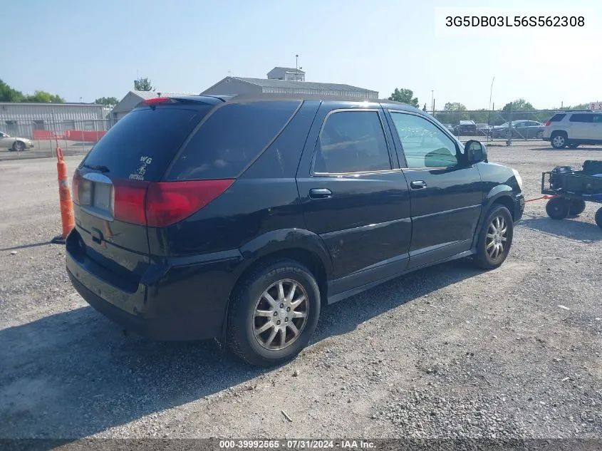 2006 Buick Rendezvous Cx VIN: 3G5DB03L56S562308 Lot: 39992565