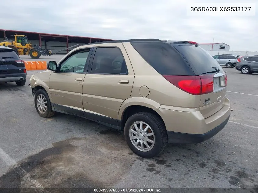 3G5DA03LX6S533177 2006 Buick Rendezvous Cx