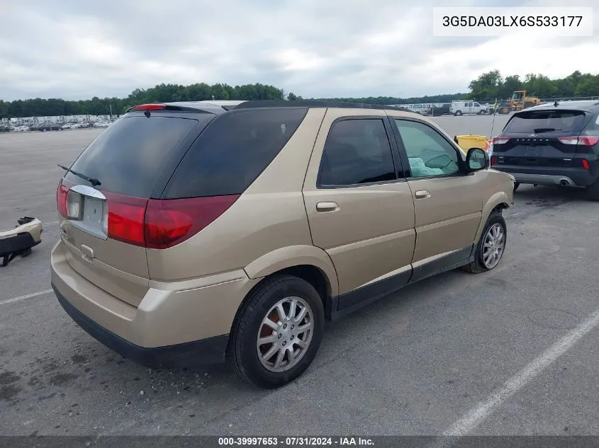 3G5DA03LX6S533177 2006 Buick Rendezvous Cx