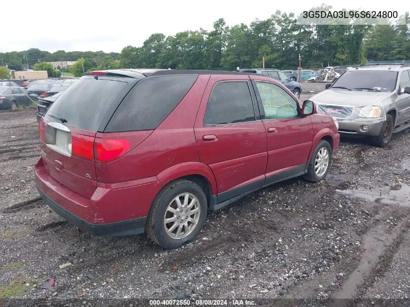 2006 Buick Rendezvous Cx VIN: 3G5DA03L96S624800 Lot: 40072550