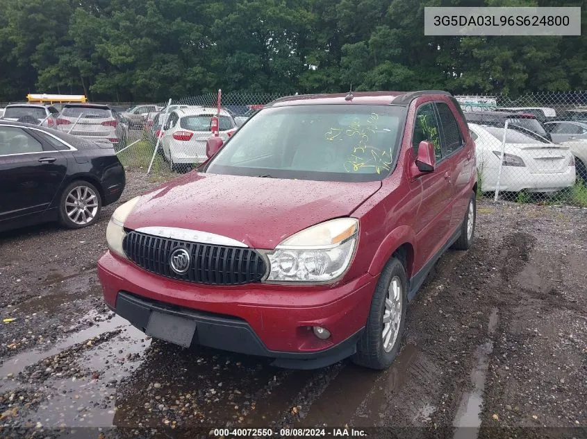 2006 Buick Rendezvous Cx VIN: 3G5DA03L96S624800 Lot: 40072550