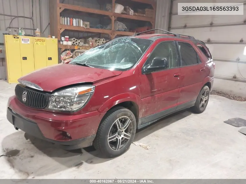 2006 Buick Rendezvous Cx/Cxl VIN: 3G5DA03L16S563393 Lot: 40162067