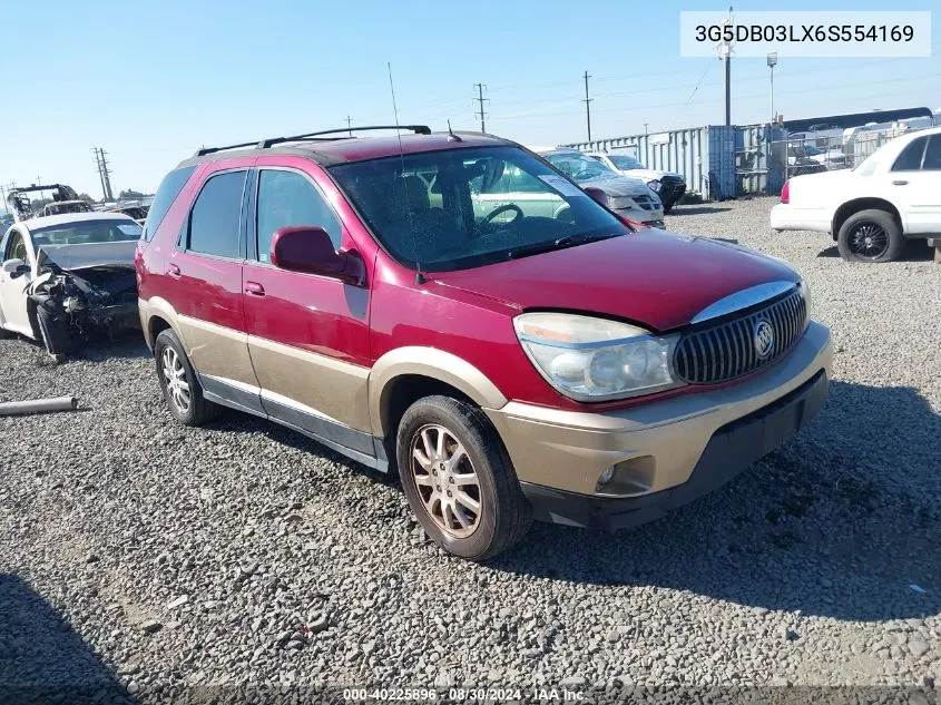 2006 Buick Rendezvous Cx VIN: 3G5DB03LX6S554169 Lot: 40225896