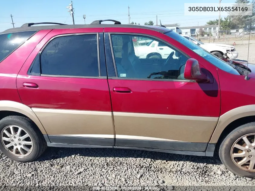 2006 Buick Rendezvous Cx VIN: 3G5DB03LX6S554169 Lot: 40225896