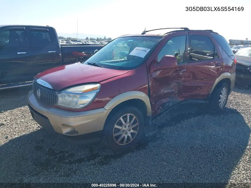 2006 Buick Rendezvous Cx VIN: 3G5DB03LX6S554169 Lot: 40225896